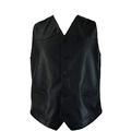 Unicorn London Mens Real Leather Waist Coat Black (Large)