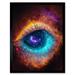 The Eye Of God Vibrant Luminescent Space Nebula All Seeing Art Print Framed Poster Wall Decor 12x16 inch