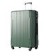 Travel Suitcase with TSA Lock Lightweight Durable Hardshell Expandable Spinner Luggage, Medium 24-Inch (Single Luggage), Green