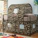 Coaster Camouflage Loft Bed with Tent Cover in Army Green