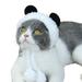 Pet costume Panda Bear Dog Costume Neck Ear Warmer Headband Protector for Cat and Dog Size M