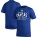 Men's adidas Royal Kansas Jayhawks AEROREADY Pregame T-Shirt