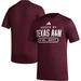 Men's adidas Maroon Texas A&M Aggies AEROREADY Pregame T-Shirt