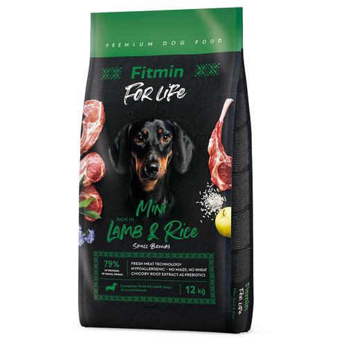 2x 12kg Fitmin Dog For Life Lamm & Reis Mini Hundefutter trocken