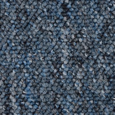 Teppichboden BODENMEISTER "Astano, Schlinge, Made in Netherlands", blau, B:500cm H:6mm L:700cm, Polypropylen, Teppiche, meliert, Breite 400 oder 500 cm, Wohnzimmer, Schlafzimmer