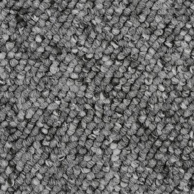 Teppichboden BODENMEISTER "Astano, Schlinge, Made in Netherlands", grau (hell, grau), B:500cm H:6mm L:500cm, Polypropylen, Teppiche, meliert, Breite 400 oder 500 cm, Wohnzimmer, Schlafzimmer