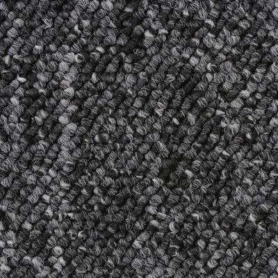 Teppichboden BODENMEISTER "Astano, Schlinge, Made in Netherlands", grau (grau anthrazit), B:400cm H:6mm L:850cm, Polypropylen, Teppiche, meliert, Breite 400 oder 500 cm, Wohnzimmer, Schlafzimmer