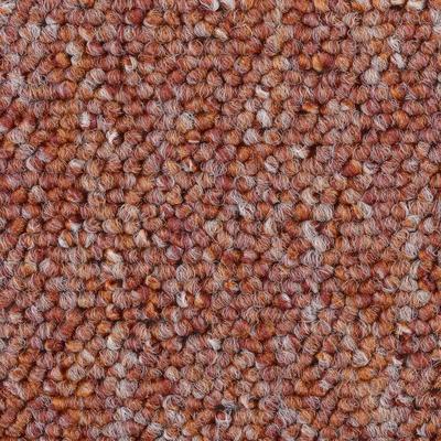 Teppichboden BODENMEISTER "Astano, Schlinge, Made in Netherlands", orange (orange rot), B:500cm H:6mm L:350cm, Polypropylen, Teppiche, meliert, Breite 400 oder 500 cm, Wohnzimmer, Schlafzimmer