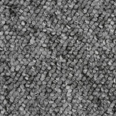 Teppichboden BODENMEISTER "Astano, Schlinge, Made in Netherlands", grau (hell, grau), B:400cm H:6mm L:400cm, Polypropylen, Teppiche, meliert, Breite 400 oder 500 cm, Wohnzimmer, Schlafzimmer