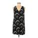 Gap Casual Dress - Shift V Neck Sleeveless: Black Dresses - Women's Size Medium