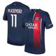 Paris Saint-Germain Nike Home Stadium Shirt 2023-24 with M.Asensio 11 printing