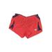 Asics Athletic Shorts: Red Activewear - Women's Size Medium