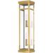 Everly Quinn Dainera Solid Brass Wall Light Brass/Metal in Yellow | 22 H x 5.5 W x 5.5 D in | Wayfair E01AEE28C23548D6B0822702DFA4245F