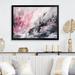 Ivy Bronx Evolving In Pink Grey Liquid Ink I Evolving In Pink Gray Liquid Ink I On Canvas Print Canvas, in Black/Gray/Pink | Wayfair