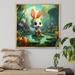 Harper Orchard Sabeen Cute Bunny Framed On Canvas Print Canvas | 30 H x 30 W x 1 D in | Wayfair 33EEF01F4FB24FD0BF292DE3E10B8E58