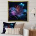 Latitude Run® Blue Lily Dreams II - Floral Lily Wall Decor Canvas in Blue/Indigo/Pink | 16 H x 16 W x 1 D in | Wayfair