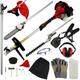 Cordless Garden Multi Tool 5 in 1 Long Reach Hedge Trimmer - Red