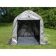 Dancover - Storage tent Portable garage pro 2x2x2 m pe, with ground cover, Grey - Grey