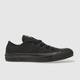 Converse all star oxford mono trainers in black