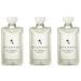 BVLGARI Au The Blanc (White Tea) Shampoo and Shower Gel Travel Size 2.5 Ounce Bottles - Set of 3