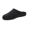 Pantoffel ROHDE "SOLTAU-H", Herren, Gr. 41, grau (anthrazit, meliert), Filz, klassisch, Schuhe, Hausschuh, Schlappen, Clog mit seitlichem Label