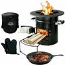 Rocket cooker inkl. grillpanna bbq Rocket Stove Campingkök - Arebos