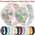 20mm Silikon armband für Garmin Vivomove Trend/Sport/Stil Armband Armband Uhren armband für Garmin