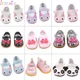 Puppe Schuhe 7 cm Nette Bogen Cartoon Schädel Mini Schuhe Für 18 Zoll American & 43cm Baby Neue Bron