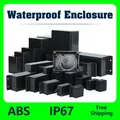 ABS Waterproof Box Housing Electronic Safe Case Plastic Boxes Black Wire Junction Box Plastic