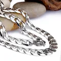 chain necklaces mens stainless steel Figaro long necklace large hip hop fashion jewelry on the neck