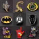 Marvel Superhero Collection Brooch Loki Thanos Iron Man Black Panther Hulk The Avengers Badge Metal