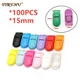 TYRY.HU 100Pcs/set Plastic Baby Pacifier Clips Holder Soother Pacifier Infant Dummy Clips