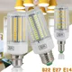 1X LED Corn Bulbs E27 Light B22 E14 5730 SMD 24LEDs - 165LEDs Chandelier Candle LED Light For Home
