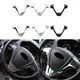 For Ford New Fiesta MK7 Ecosport Figo B-MAX KA+ Car Styling Accessories Steering Wheel Cover Trim