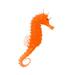 aquarium decorations Aquarium Fish Tank Landscaping Decor Glowing Effect Animal Sea Horse Ornament aquarium light Other Orange