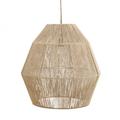 Lampe suspension en jute