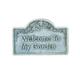 Oakland Living Garden Marker - Welcome To My Garden - Antique Pewter