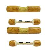 1 Set of 4Pcs Inflatable Swimming Pool Floating Toys Wood Grain Row Seat Party Water Log Rafts to Float Toys Wood Grain Color (2Pcs Floating Row 2Pcs Hand Game Paddle)