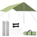 Camping Awning Canopy Protection Rain Fly Tarp Sunshade Shelter Picnic Blanket for Camping Hiking Backpacking Picnic Fishing
