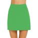 Skirts For Womens Casual Solid Tennis Skirt Yoga Sport Active Skirt Shorts Skirt Green