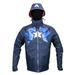 Marvel Captain America Mens Zip Raincoat Hooded Jacket XX-Large
