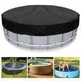 6 Ft Round Pool Cover Solar Covers for Above Ground Pools Inground Pool Cover Protector with Drawstring Design Increase Stability Hot Tub Cover Ideal for Waterproof And Dustproof