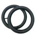 2pcs Useful Stroller Inner Tube Sturdy Bike Inner Tube Removable Childrens Bike Accessories Bike Supplies for Children Kids Bike Use (Black)