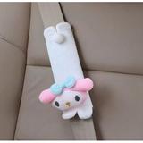 Sanrio Hello Kitty Kulomi Plush Toys U-Shaped Pillow My Melody Pom Pom Purin Kawaii Anime Figure Car Seat Headrest Neck Guard