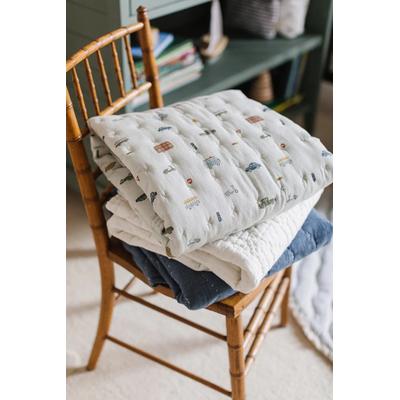 Petit Pehr Quilted Chambray Blanket - Rush Hour