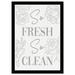 Wynwood Studio Prints So Fresh So Clean Typography and Quotes Quotes and Sayings Wall Art Canvas Print White 13x19