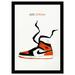 Wynwood Studio Prints Air Jordan Drawing VI Fashion and Glam Shoes Wall Art Canvas Print Orange Dark Orange 13x19