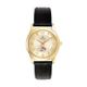 Women's Bulova Gold/Black St. Mary's Cardinals Stainless Steel Watch with Leather Band