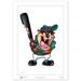 Tasmanian Devil Seattle Mariners 24" x 36" Limited Edition Fine Art Print