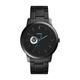 Men's Fossil Black Walsh College Minimalist Slim Stainless Steel Watch